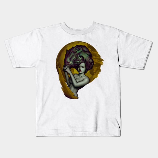 Wolf Dream Kids T-Shirt by refuteclothing